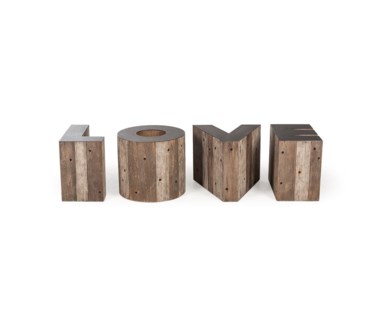 Alphabet Side Table - Letter E